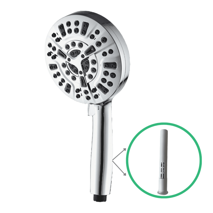 MineralStream Luxe 10 Tryb pod prysznicem pod wysokim ciśnieniem (filtrowane)