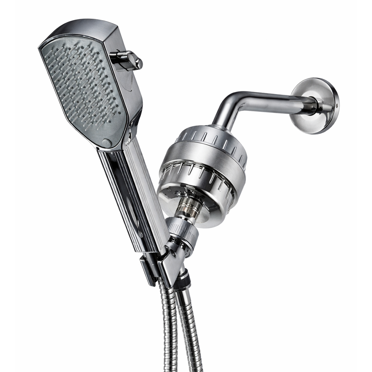 Kompletny zestaw prysznicowy z grzebieniem rozczesującym