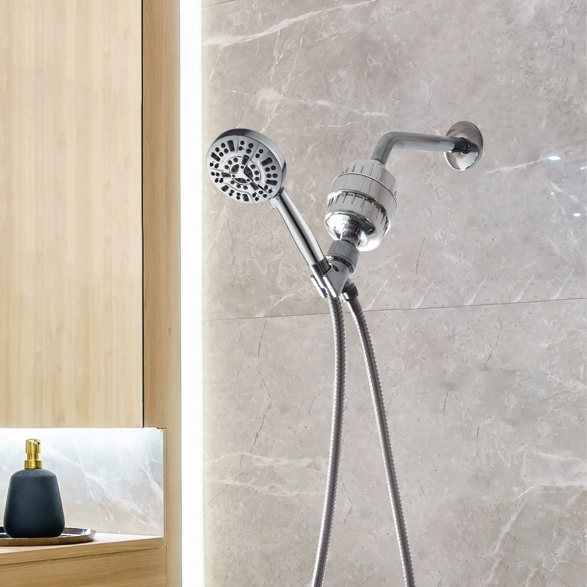 Kompletny zestaw prysznicowy Luxe 10 Tryb