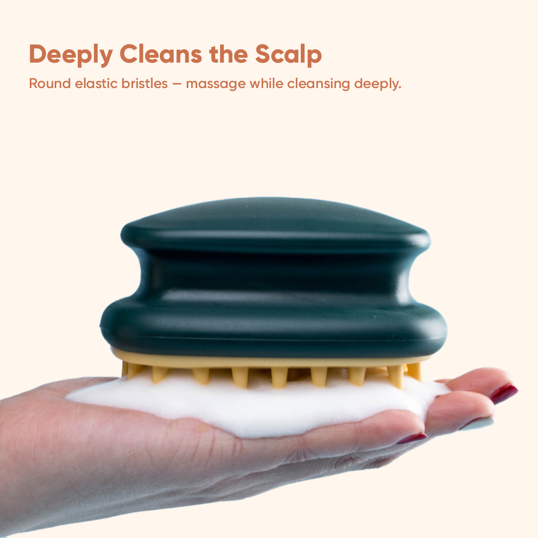 Prysznicowy masażer skóry głowy