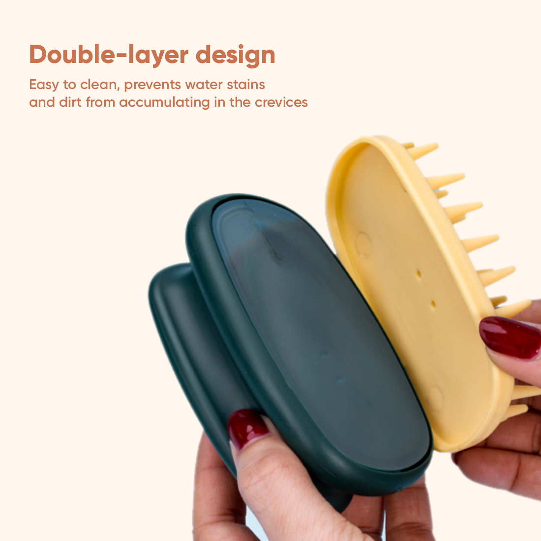 Prysznicowy masażer skóry głowy