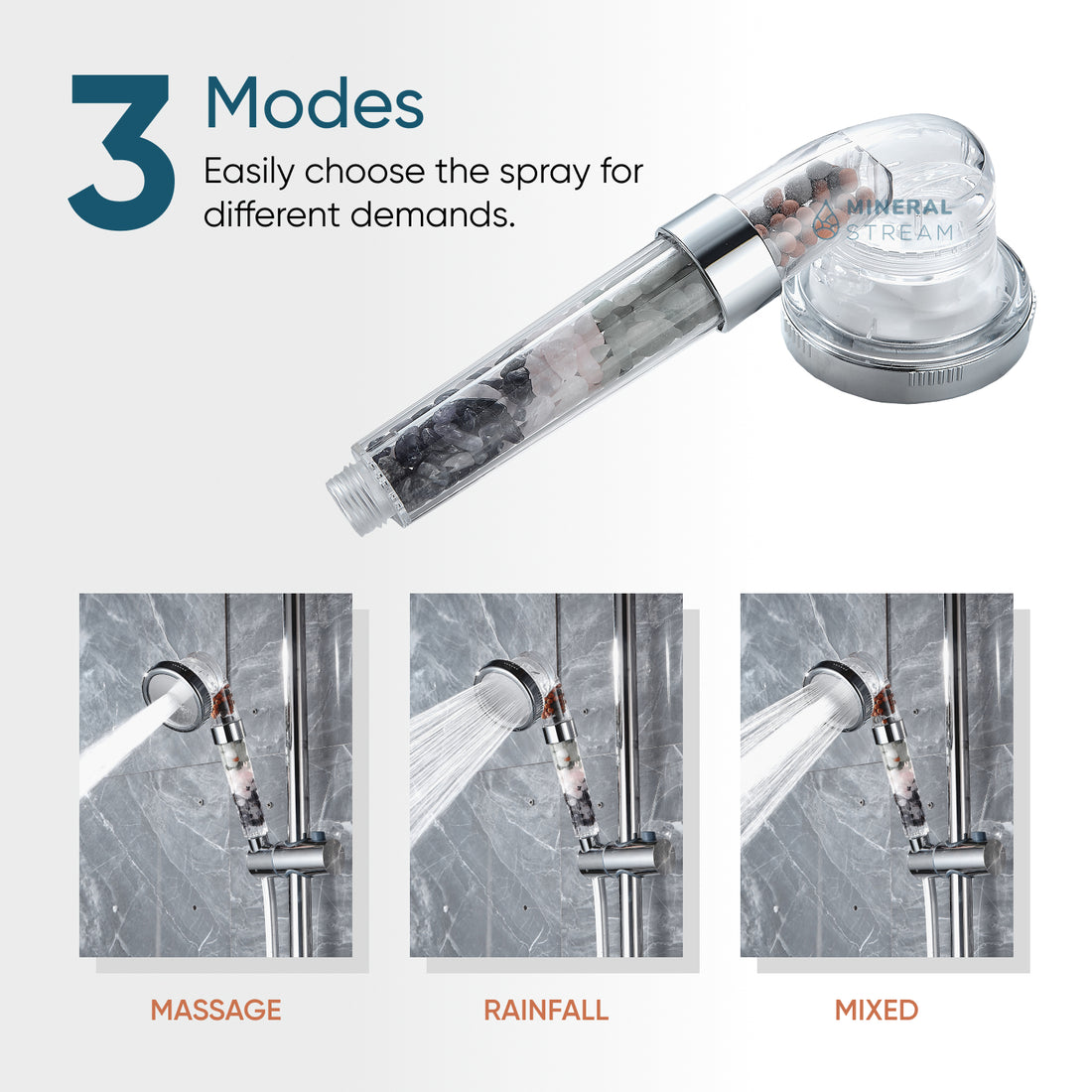 Słuchawka prysznicowa MineralStream™ Chakra