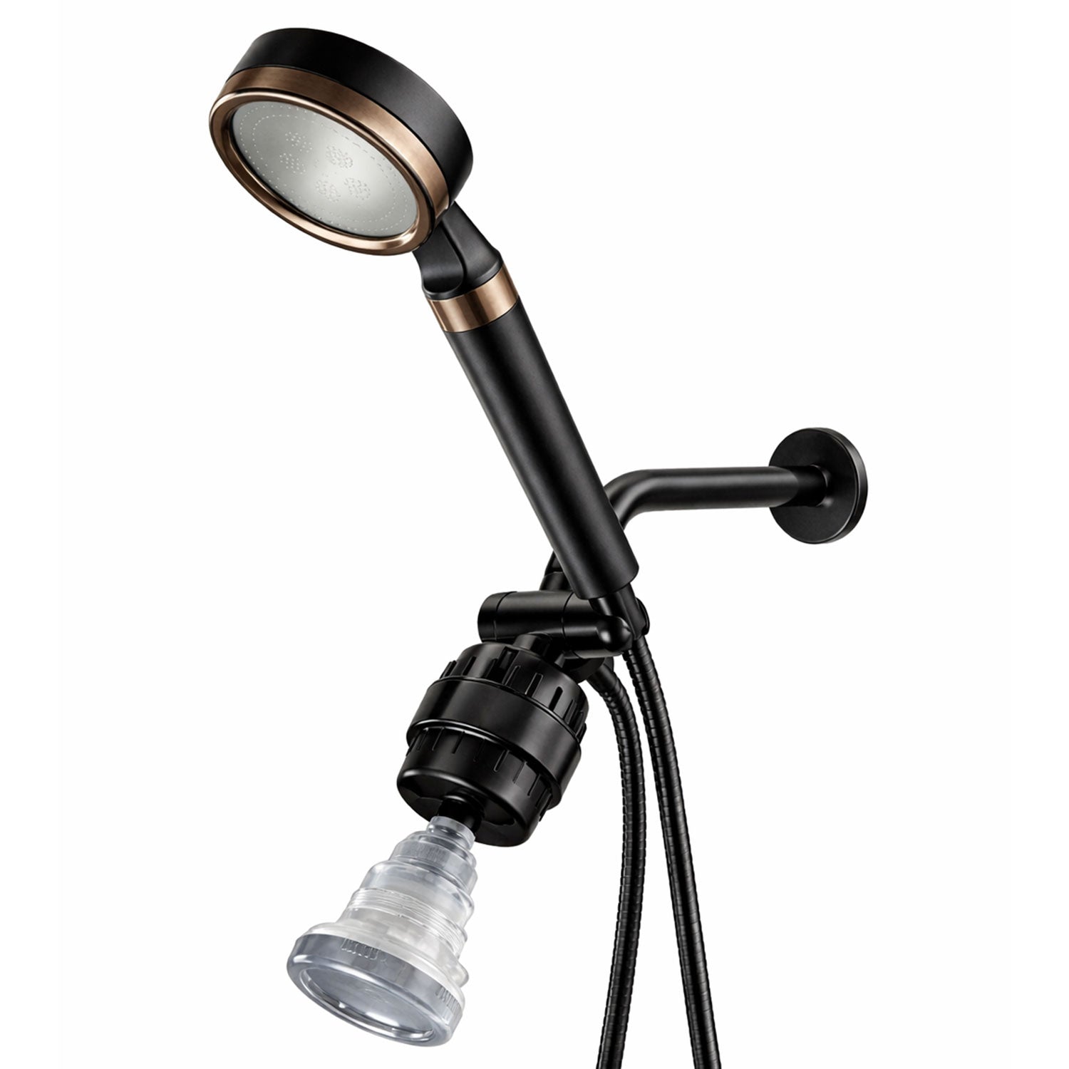 MineralStream™ BLACK – Podwójny system prysznicowy z witaminą C