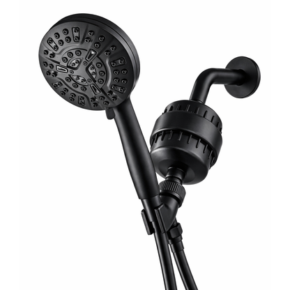 Luxe 10 Mode Showerhead Complete Shower Kit
