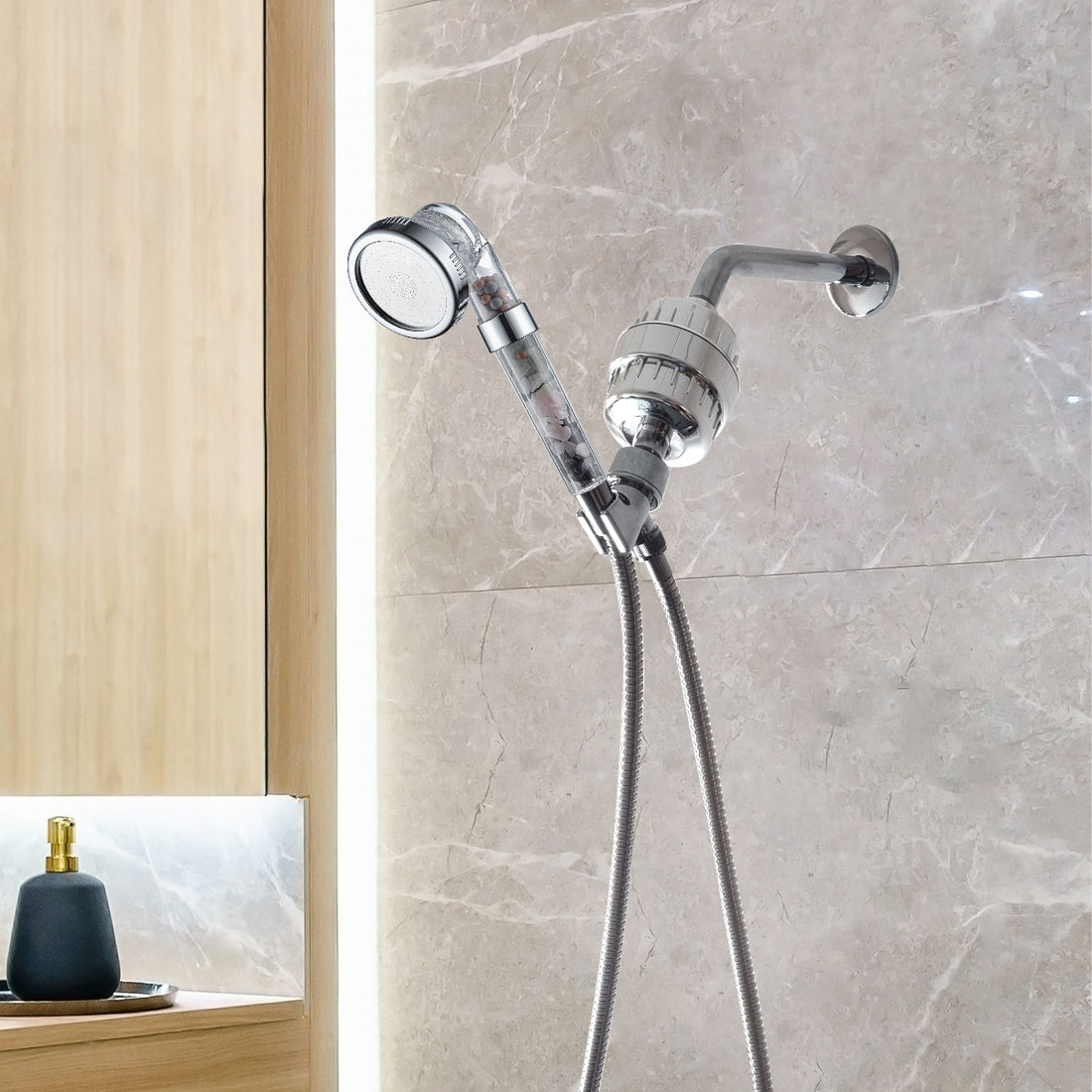 Kompletny zestaw prysznicowy Chakra Showerhead