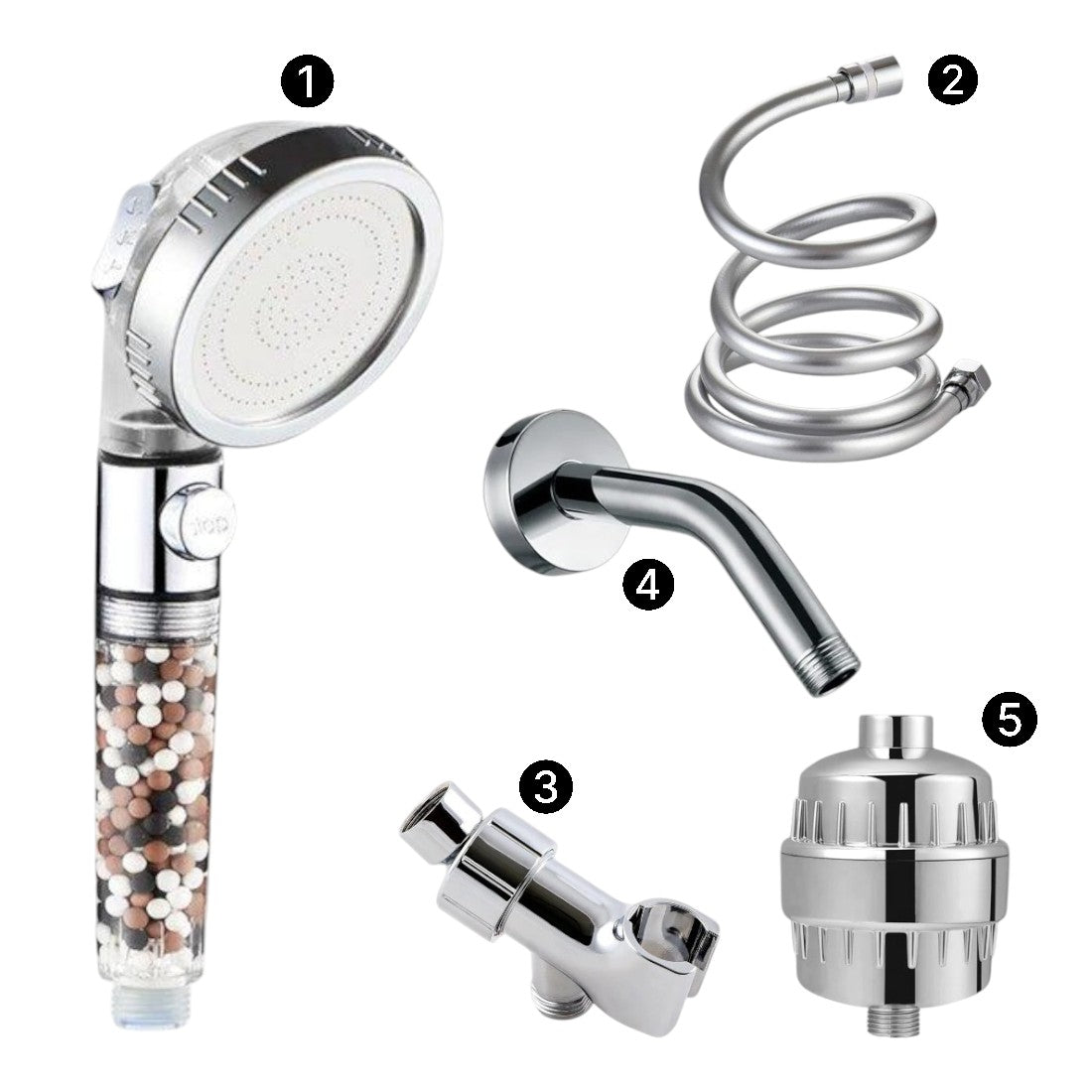 Kompletny zestaw prysznicowy Ionic Showerhead 2.0