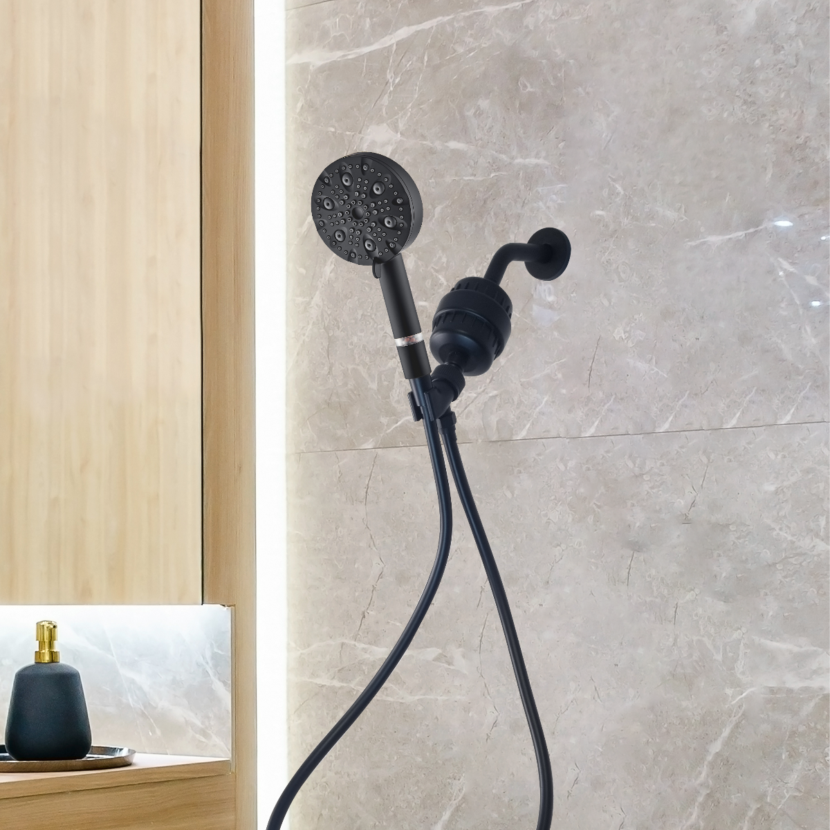 MineralStream Luxe 9 Tryb pod prysznicem pod wysokim ciśnieniem (filtrowane)