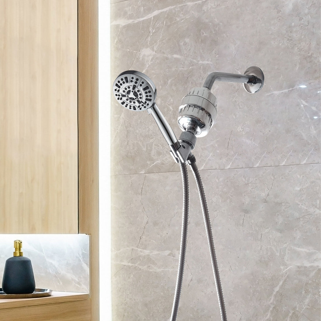 Kompletny zestaw prysznicowy Luxe 10 Tryb